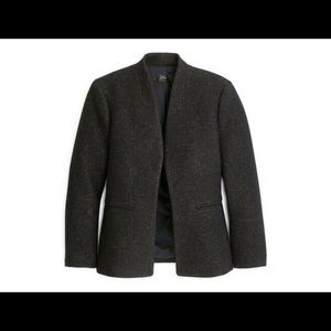 Black gold tweed jcrew blazer size 0